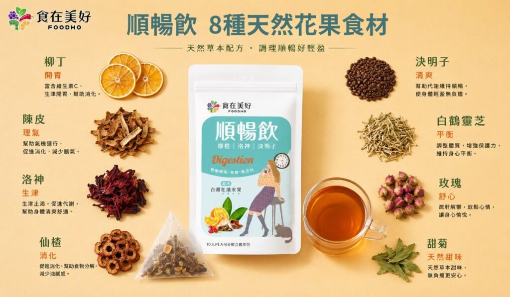 順暢飲8種天然花果食材，立夏後的理想花果配方